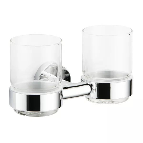 AVENARIUS Serie 200 Glashalter 2-fach, chrom-2001101010