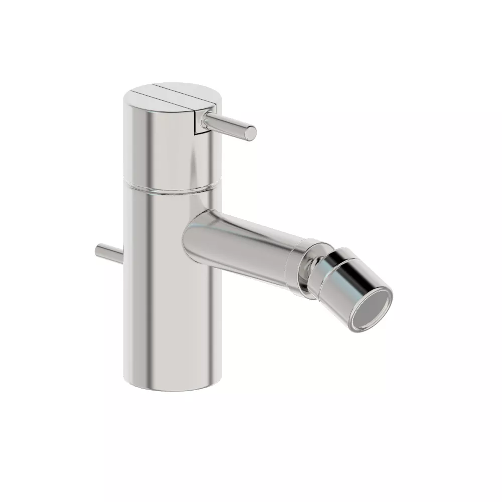 vola HV4 Bidet-Einhebelmischer, Höhe:120mm, Ausladung:114mm, mit Ablaufgarnitur, Hebel:25mm, chrom-HV4-16