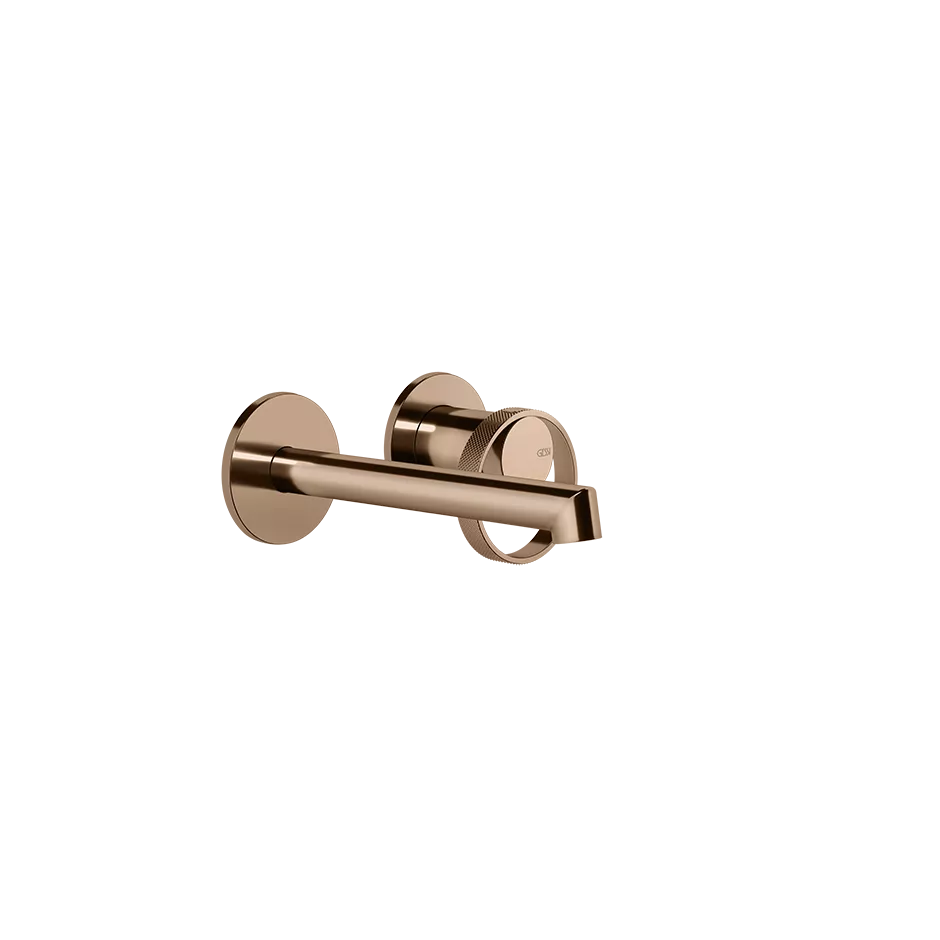 Gessi ANELLO Außenteil für Waschtisch-Einhebelmischer mit Auslauf zur Wandmontage, Ausladung: 130-160mm, mit einzelnen Rosetten 65mm, ohne Ablaufgarnitur, kupfer PVD - 63381030 Gessi ANELLO Außenteil für Waschtisch-Einhebelmischer mit Auslauf zur Wandmontage, Ausladung: 130-160mm, mit einzelnen Rosetten 65mm, ohne Ablaufgarnitur, kupfer PVD - 63381030