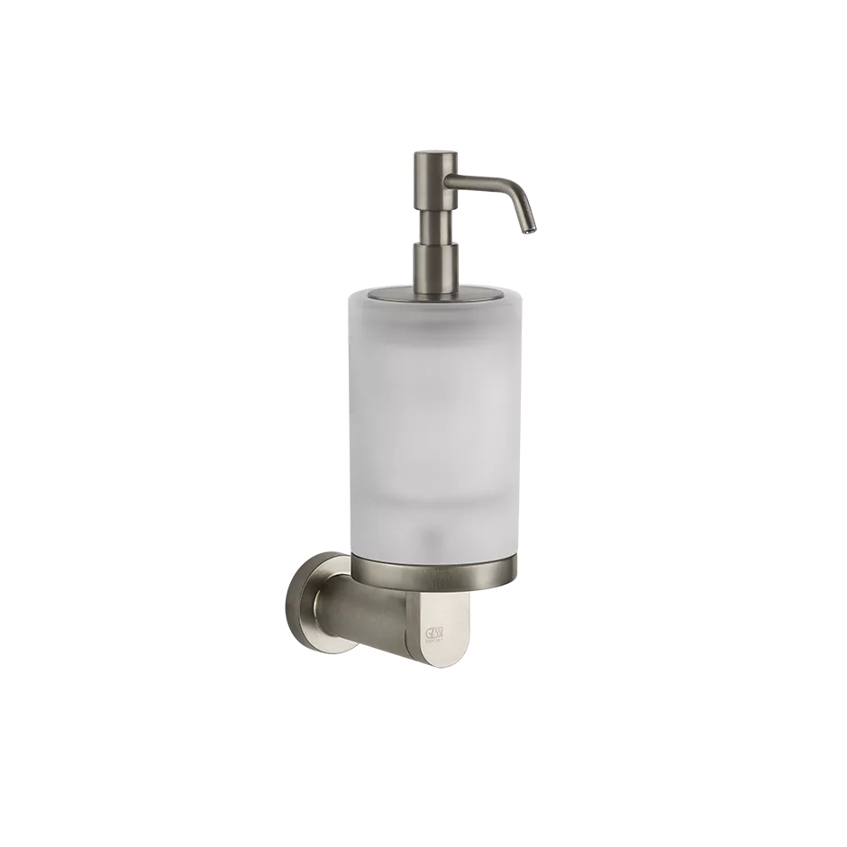 Gessi EMPORIO Seifenspender mit Becher aus satiniertem Glas zur Wandmontage, Finox Optik - 38815149 Gessi EMPORIO Seifenspender mit Becher aus satiniertem Glas zur Wandmontage, Finox Optik - 38815149