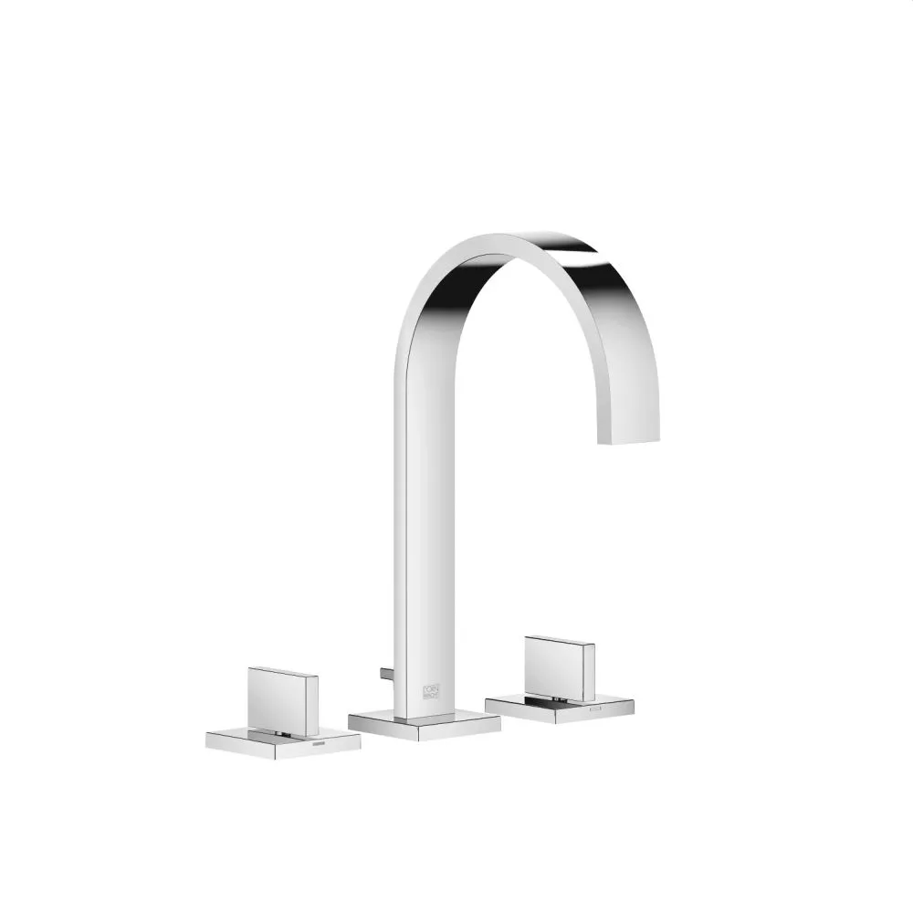 Dornbracht MEM Waschtisch-Dreilochbatterie mit Ablaufgarnitur, chrom-20713782-00