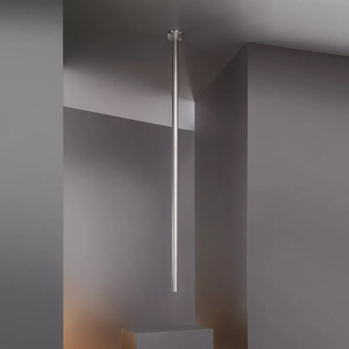 cea MIL 73 Decken-Auslauf, H:1650mm, edelstahl satiniert-MIL73S