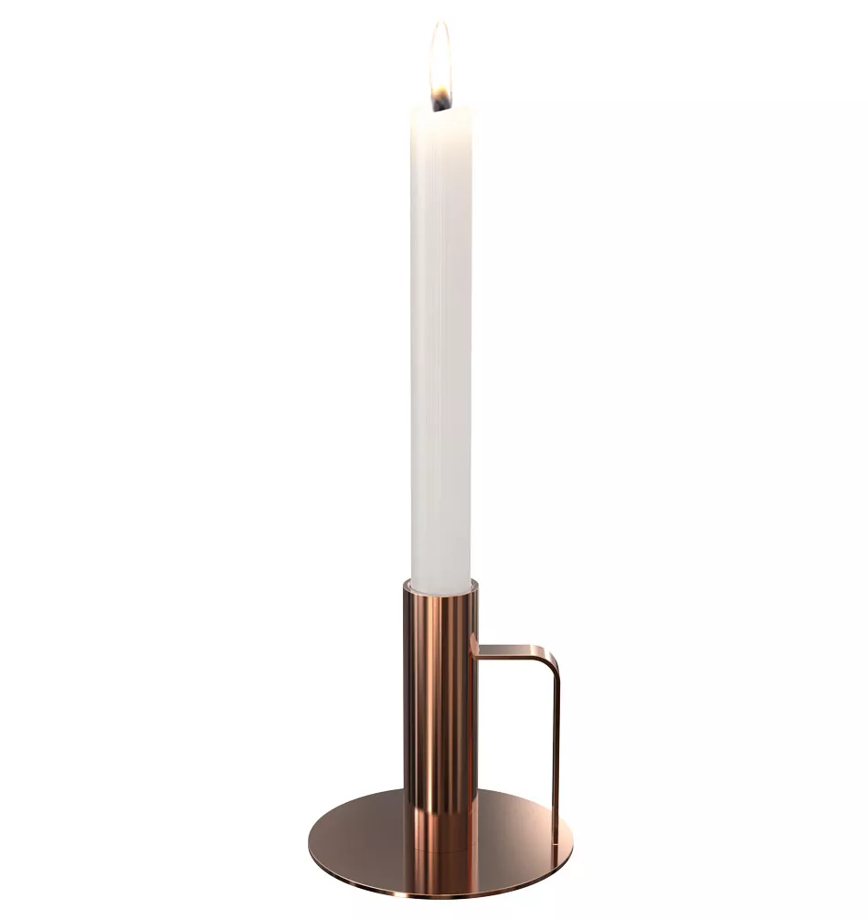 Frost Denmark LIVING Kerzenhalter 2001, einzeln, kupfer poliert-N2001-C