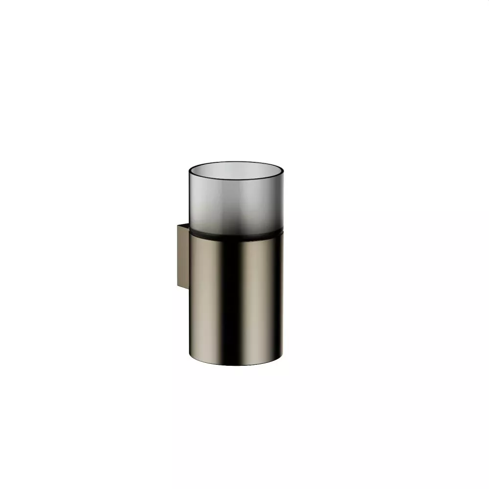Dornbracht Glashalter, Wandmodell, dark platinum matt-83401979-99