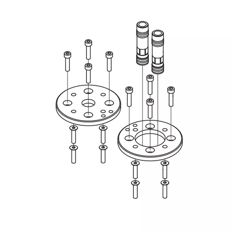 vola VR1395+15 Verlängerung Anschlussrohr für FS1 und FS3 +15mm-VR1395+15