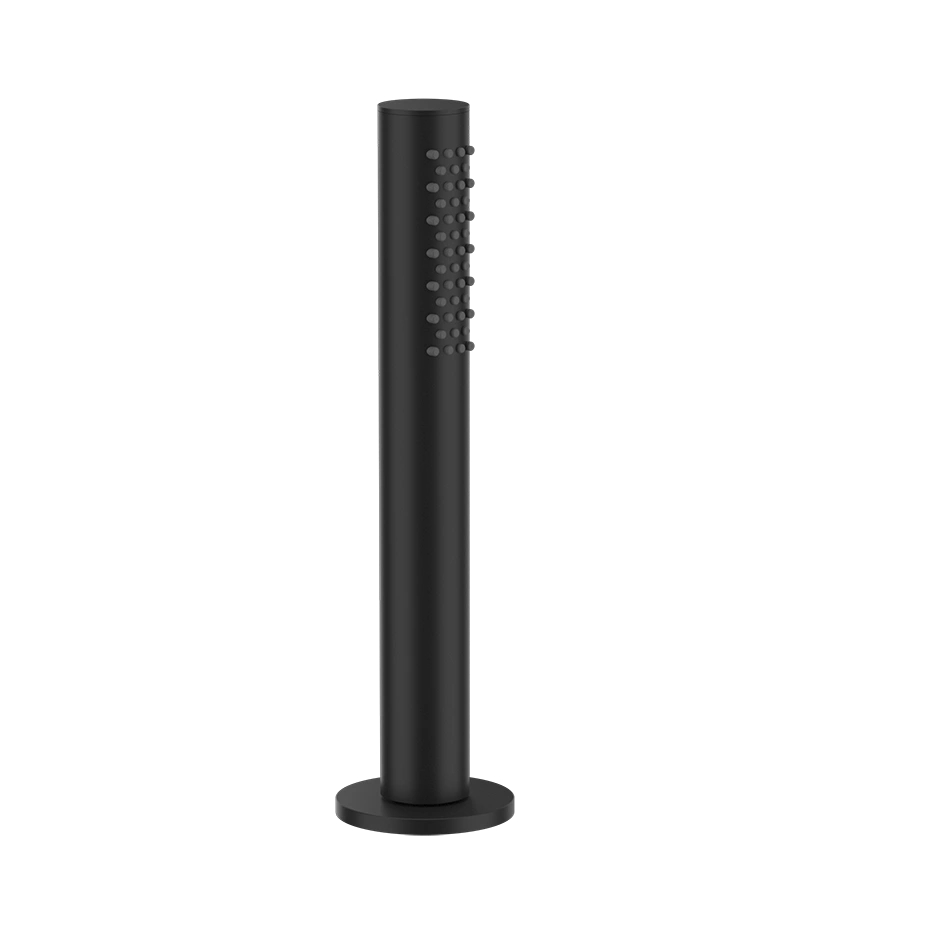 Gessi 316 herausziehbare Antikalk-Stabhandbrause aus Metall, Brauseschlauchdurchführung, Schlauch 1,50m, ohne Rückholfeder, schwarz matt - 54127299