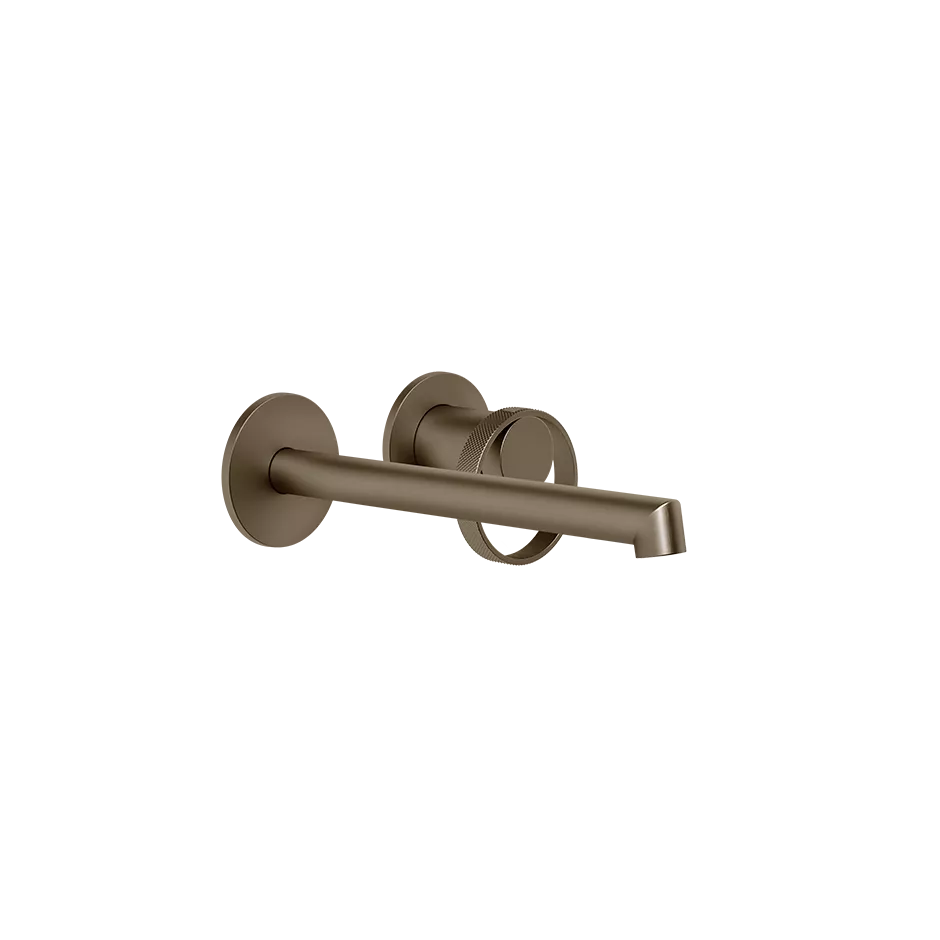 Gessi ANELLO Außenteil für Waschtisch-Einhebelmischer mit Auslauf zur Wandmontage, Ausladung: 175-205mm, mit einzelnen Rosetten 65mm, ohne Ablaufgarnitur, coffee bronze gebürstet PVD - 63383761 Gessi ANELLO Außenteil für Waschtisch-Einhebelmischer mit Auslauf zur Wandmontage, Ausladung: 175-205mm, mit einzelnen Rosetten 65mm, ohne Ablaufgarnitur, coffee bronze gebürstet PVD - 63383761
