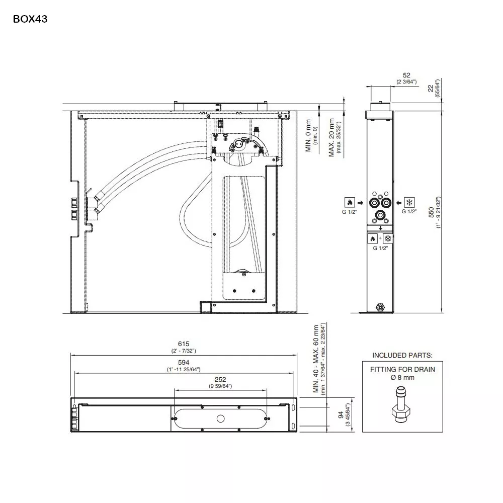 cea Einbaukasten-BOX43