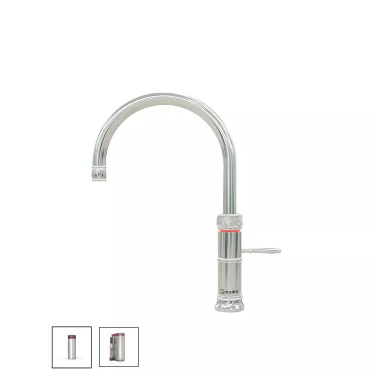 Quooker Classic Fusion Round Kalt- und Kochendwasserspender-3CFRCHRCUBE Quooker Classic Fusion Round Kalt- und Kochendwasserspender-3CFRCHRCUBE