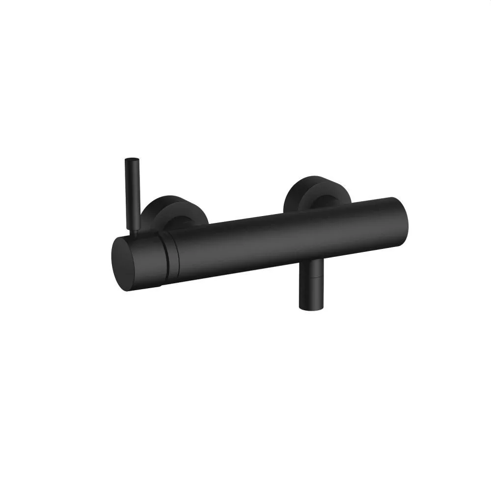 Dornbracht META Brause-Einhandbatterie für Wandmontage, schwarz matt-33300660-33 Dornbracht META Brause-Einhandbatterie für Wandmontage, schwarz matt-33300660-33