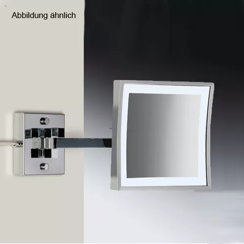 Windisch 99659/1 LED-Wandkosmetikspiegel, gold-99659/1O3X