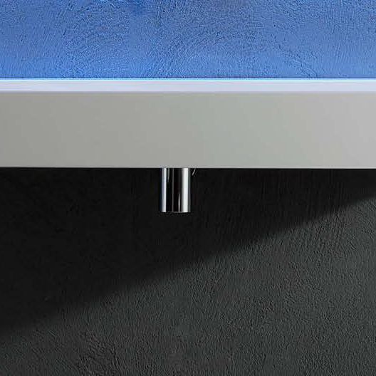 antoniolupi MICRO extraflacher nicht verstellbarer Siphon, chrom-MICROLU