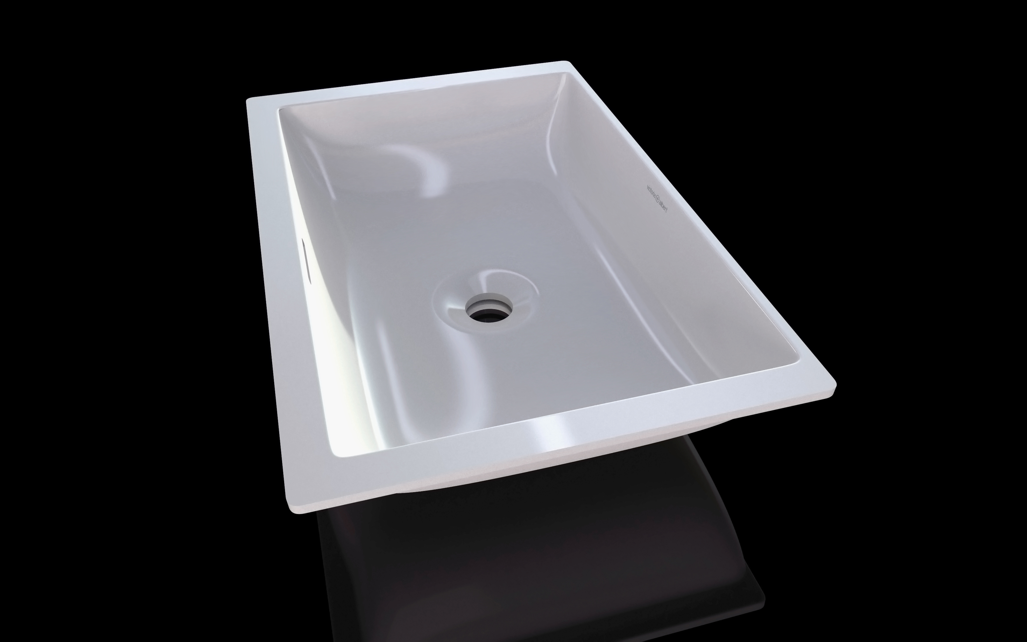 victoria + albert KALDERA ovales Einbaubecken, 56x35,8x13,9cm-UB-KAL-56-IO