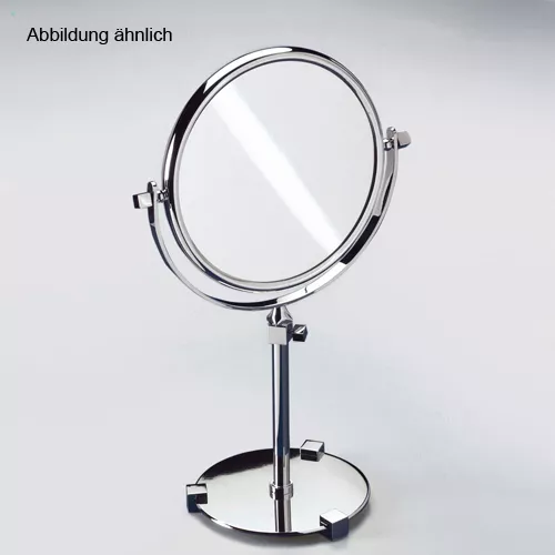 Windisch 99126 Stand-Kosmetikspiegel höhenverstellbar, gold-99126O3X