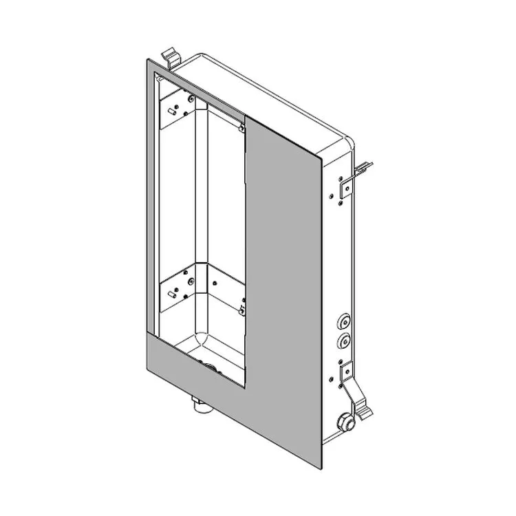 EFFEGIBI Montagerahmen für EASYSTEAM SMART oder AQUASTEAM SMART, 42x11xh64cm
