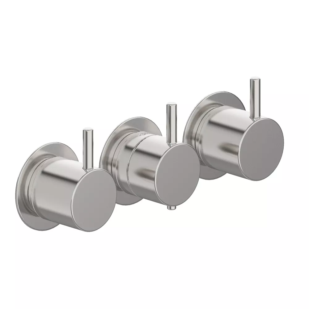 vola 5401 Unterputz-Wannen-Thermostat mit 2-Wege-Umstellung, ohne Ab-und Überlaufgarnitur, Hebel:25mm, chrom-5401-16