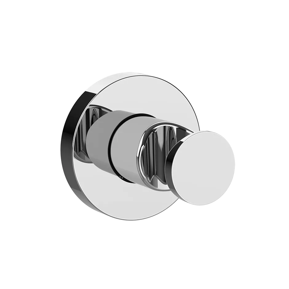 Gessi EMPORIO fester Brausehalter zur Wandmontage mit runder Rosette, chrom - 38657031 Gessi EMPORIO fester Brausehalter zur Wandmontage mit runder Rosette, chrom - 38657031