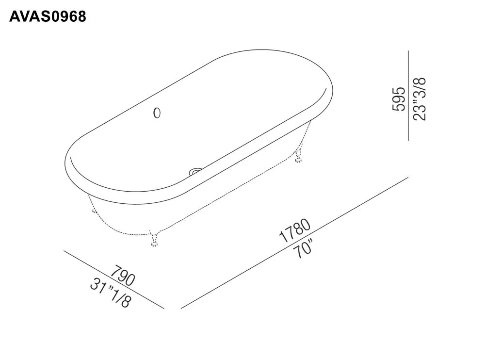 Agape OTTOCENTO Einbauwanne aus Cristalplant®, Breite: 178cm, Tiefe: 79cm, Höhe: 59,5cm, inklusive verchromter Ab- und Überlaufgarnitur, weiß matt - AVAS0968ZZS Agape OTTOCENTO Einbauwanne aus Cristalplant®, Breite: 178cm, Tiefe: 79cm, Höhe: 59,5cm, inklusive verchromter Ab- und Überlaufgarnitur, weiß matt - AVAS0968ZZS