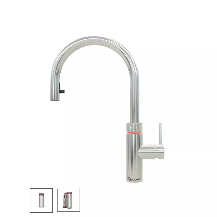 Quooker Flex Round Kalt- und Kochendwasserspender-3XCHRCUBE