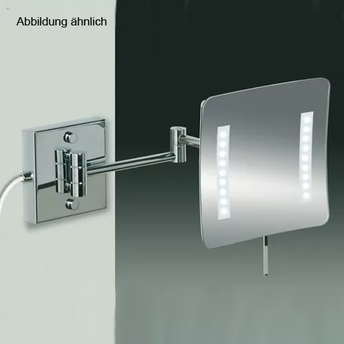Windisch 99657/2 LED-Wandkosmetikspiegel, chrom-99657/2CR3XD