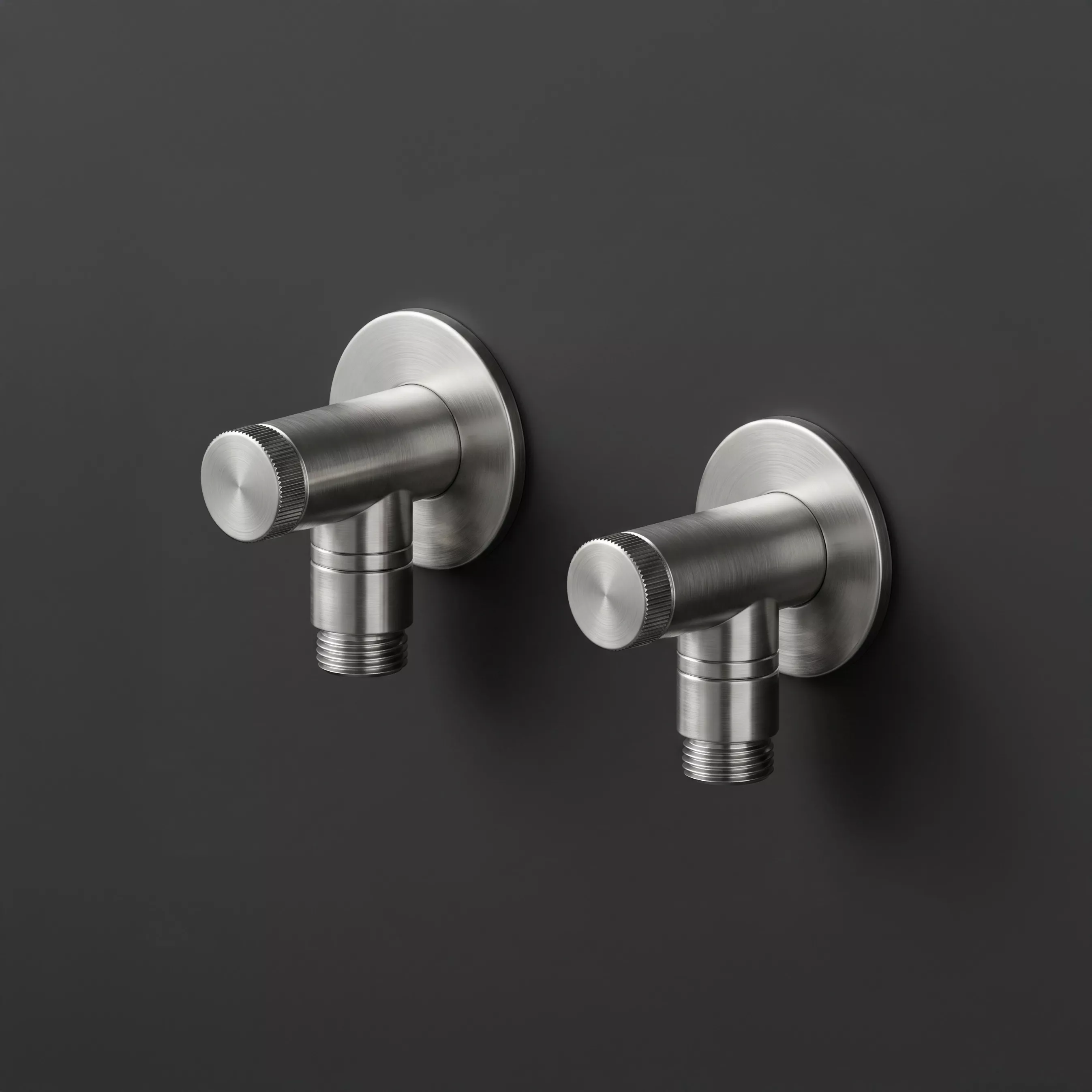 ceadesign SOT02 Absperrventile (1 Paar), edelstahl satiniert - SOT02S ceadesign SOT02 Absperrventile (1 Paar), edelstahl satiniert - SOT02S
