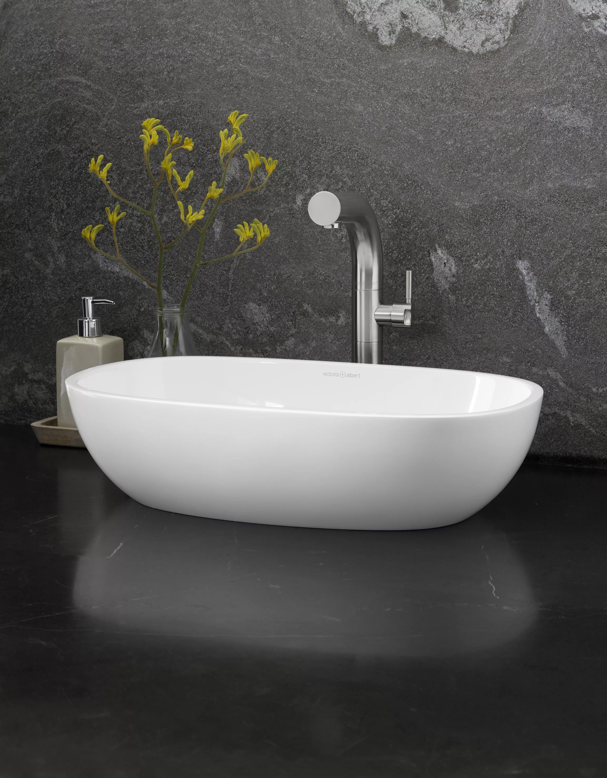 victoria + albert BARCELONA Aufsatzbecken, 55x33x14cm-VB-BAR-55-IO