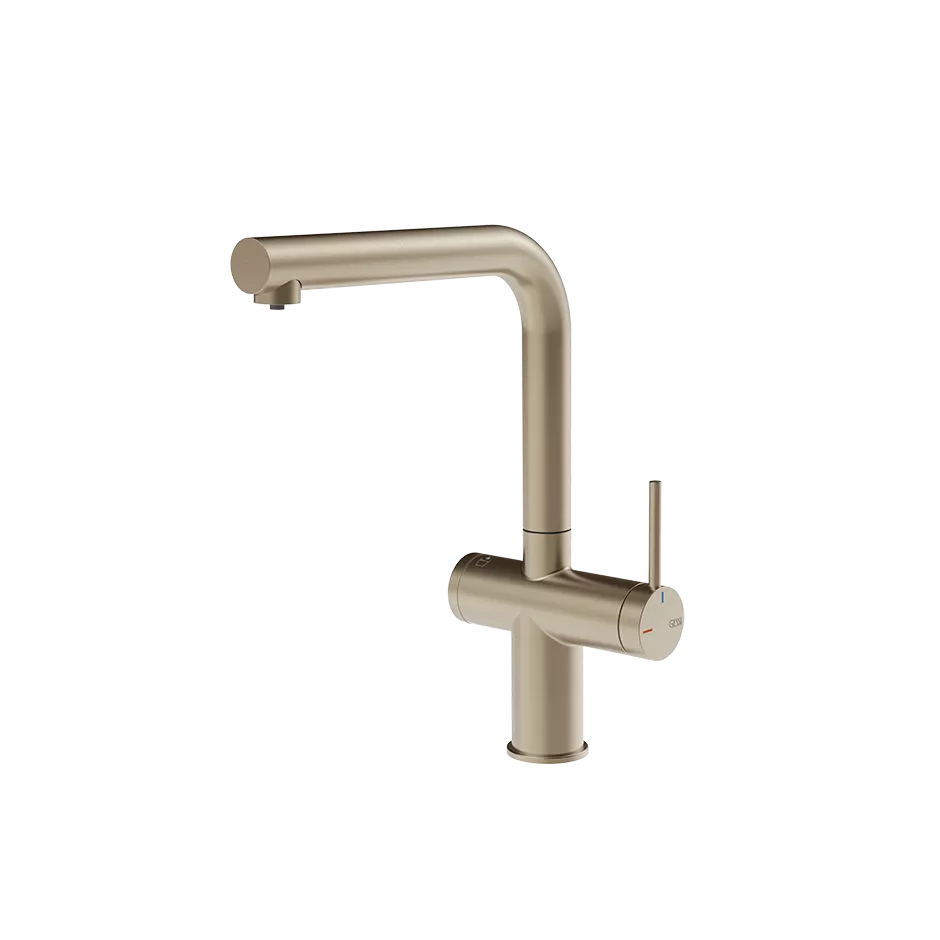 Gessi INEDITO FILTERED Einhebelmischer mit Filterwasserfunktion, zur Kombination mit dem Filtrationskit 01595, Finox Optik - 60571149