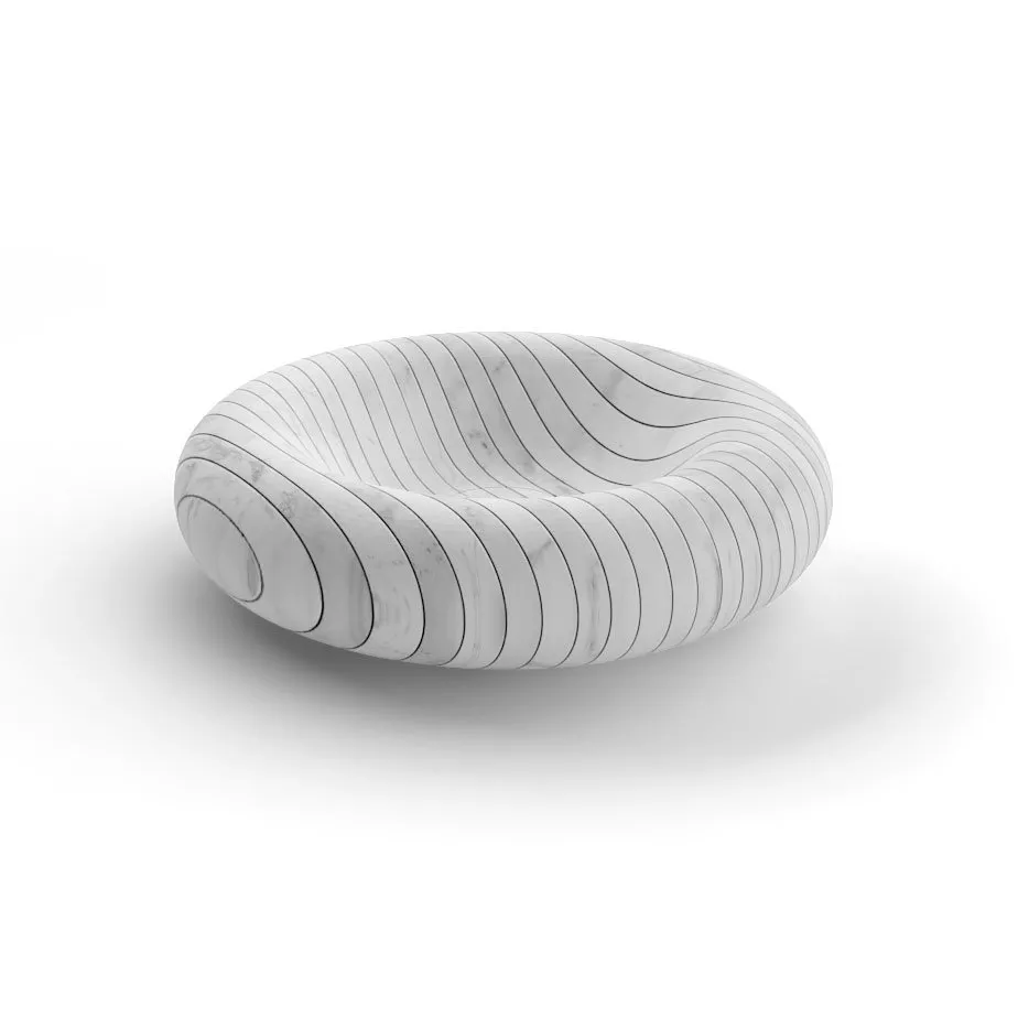 antoniolupi GESSATI rundes Aufsatzbecken, D:45cm, bianco cararra-GESSATI45