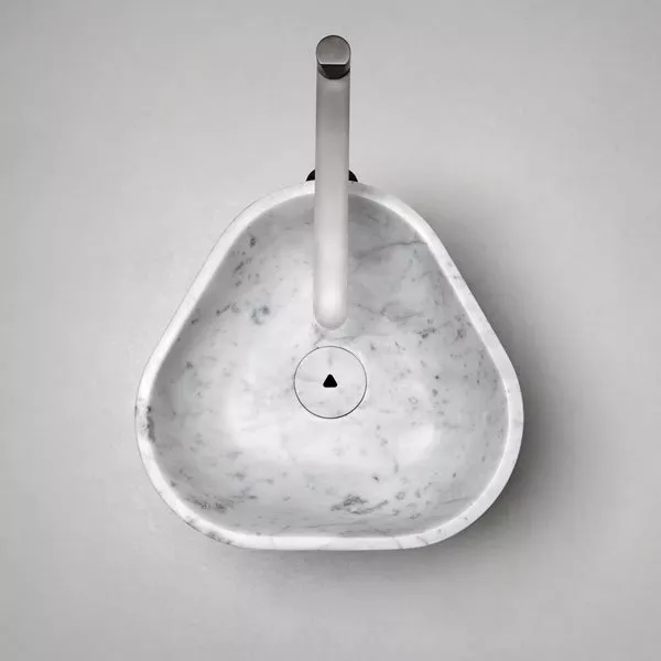 antoniolupi VORTICE freistehendes Waschbecken, 51,6x49,5x84,5cm, bianco cararra-VORTICE