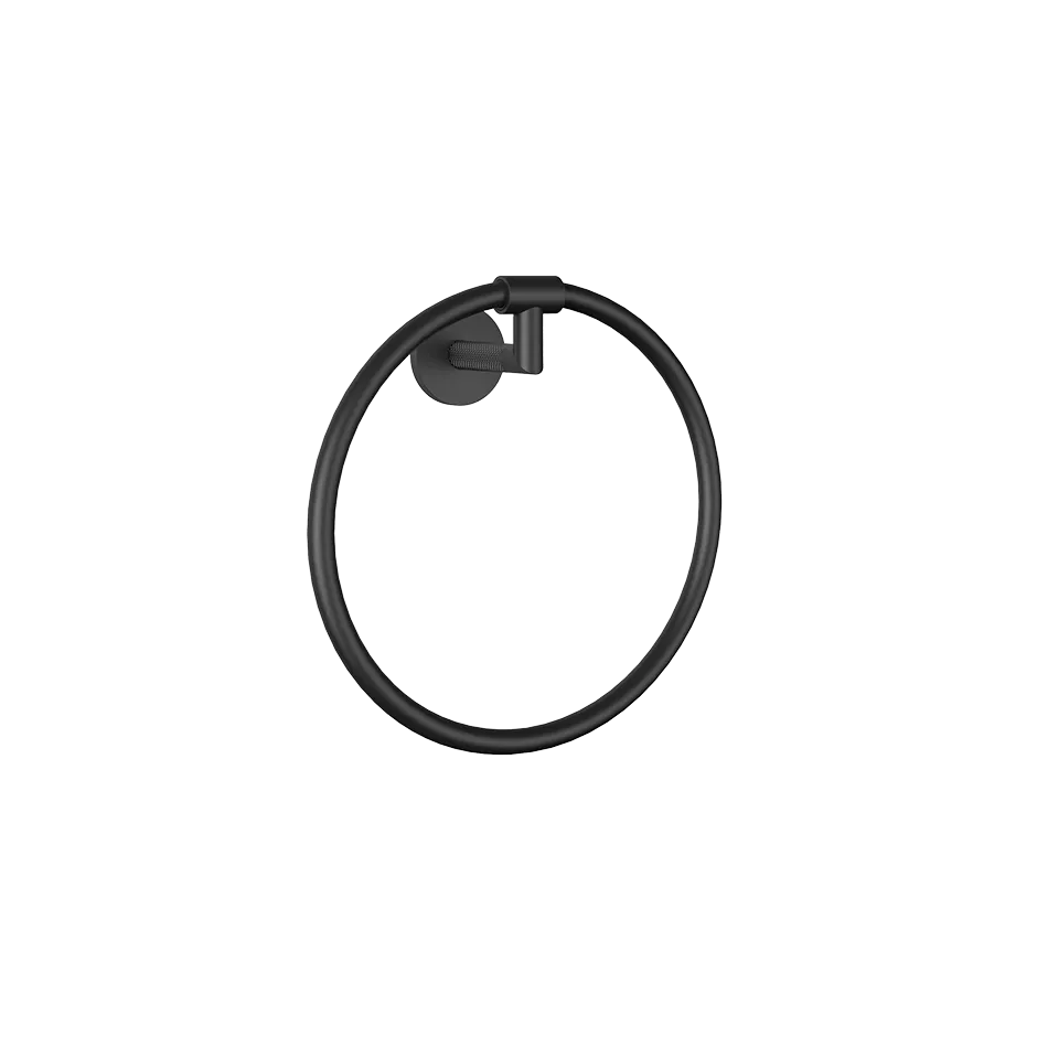 Gessi ANELLO Handtuchhalter-Ring zur Wandmontage, Durchmesser: 222mm, schwarz matt - 63809299 Gessi ANELLO Handtuchhalter-Ring zur Wandmontage, Durchmesser: 222mm, schwarz matt - 63809299