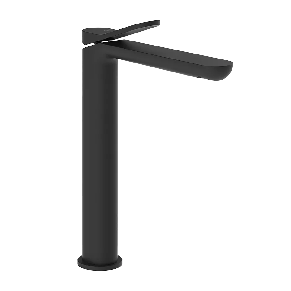 Gessi VIA MERAVIGLI Waschtisch-Einhebelmischer mit Auslauf zur Tischmontage, Ausladung: 174mm, hohe Version, ohne Ablaufgarnitur, 3/8 Anschluss, schwarz matt - 56004299 Gessi VIA MERAVIGLI Waschtisch-Einhebelmischer mit Auslauf zur Tischmontage, Ausladung: 174mm, hohe Version, ohne Ablaufgarnitur, 3/8 Anschluss, schwarz matt - 56004299