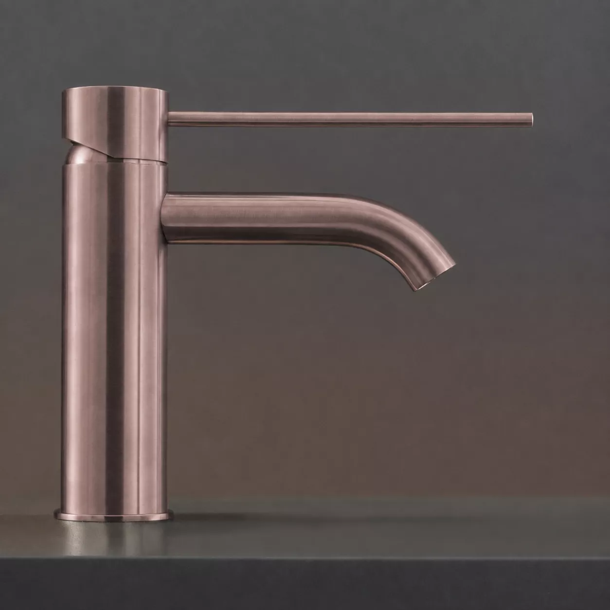 cea MIL 136 Waschtisch-Eingriffmischer mit langem Hebel, Höhe: 155mm, bronze satiniert - MIL136ZS cea MIL 136 Waschtisch-Eingriffmischer mit langem Hebel, Höhe: 155mm, bronze satiniert - MIL136ZS