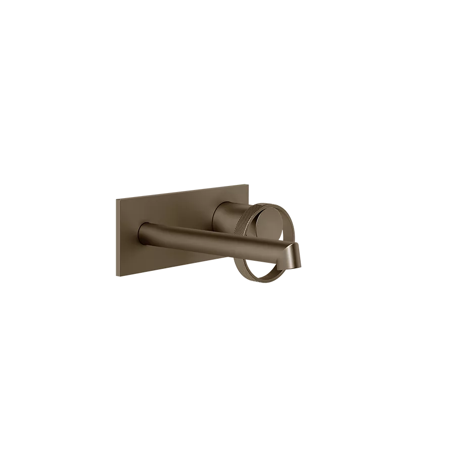 Gessi ANELLO Außenteil für Waschtisch-Einhebelmischer mit Auslauf zur Wandmontage, Ausladung: 130-160mm, mit rechteckiger Platte, ohne Ablaufgarnitur, coffee bronze gebürstet PVD - 63388761 Gessi ANELLO Außenteil für Waschtisch-Einhebelmischer mit Auslauf zur Wandmontage, Ausladung: 130-160mm, mit rechteckiger Platte, ohne Ablaufgarnitur, coffee bronze gebürstet PVD - 63388761