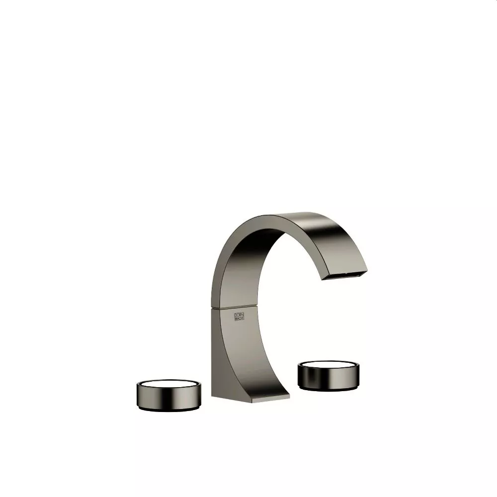Dornbracht CYO Waschtisch-Dreilochbatterie mit Ablaufgarnitur, dark platinum matt-20710811-99