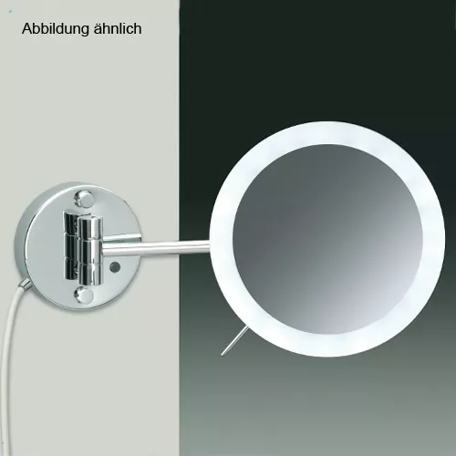Windisch 99850/1 LED-Wandkosmetikspiegel, gold-99850/1O3XD