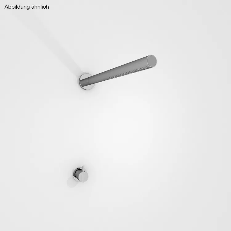 vola 2281ST Unterputz-Brause-Einhebelmischer mit Wand-Stab-Kopfbrause 080ST, Hebel:25mm, chrom-2281ST-16