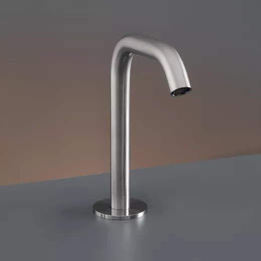 cea MIL 69 schwenkbarer Standauslauf, H:195mm, edelstahl satiniert-MIL69S