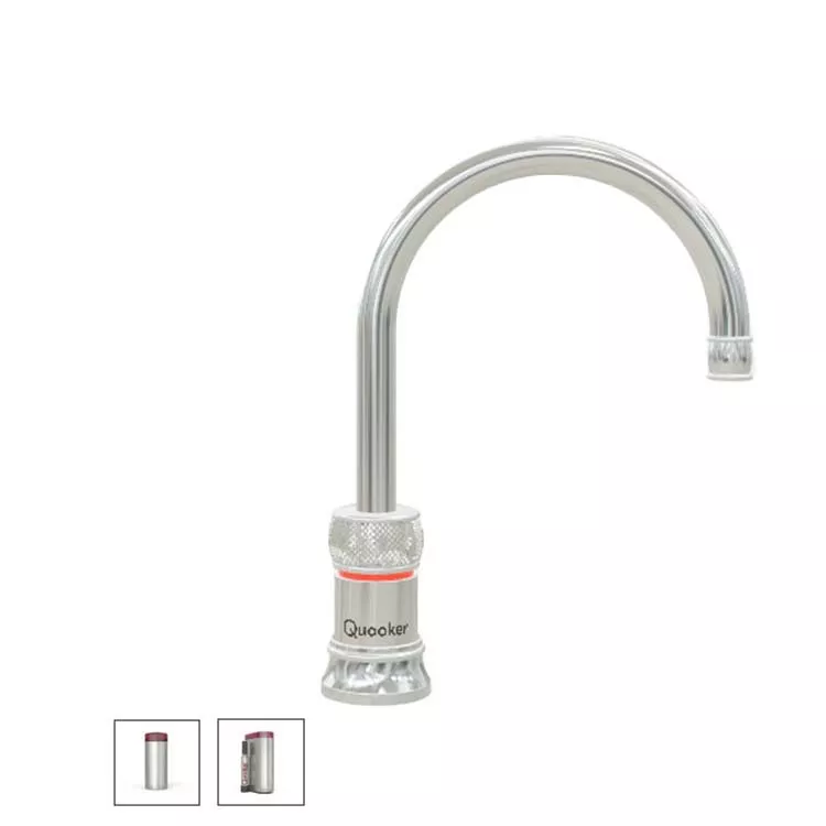 Quooker Classic Nordic Round Kalt- und Kochendwasserspender-22CNRCHRCUBE Quooker Classic Nordic Round Kalt- und Kochendwasserspender-22CNRCHRCUBE