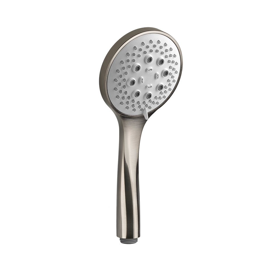 Gessi Antikalk-Handbrause, Durchmesser: 100mm, 3-Strahl, mit weißem Einsatz, bei 3 bar Druck ca. 9 l/min, Finox Optik - 38773149
