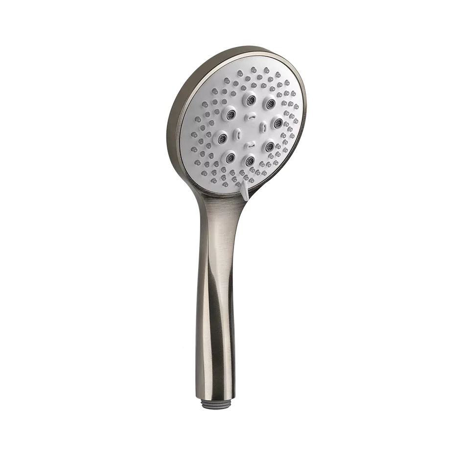 Gessi Antikalk-Handbrause, Durchmesser: 100mm, 3-Strahl, mit weißem Einsatz, bei 3 bar Druck ca. 9 l/min, Finox Optik - 38773149