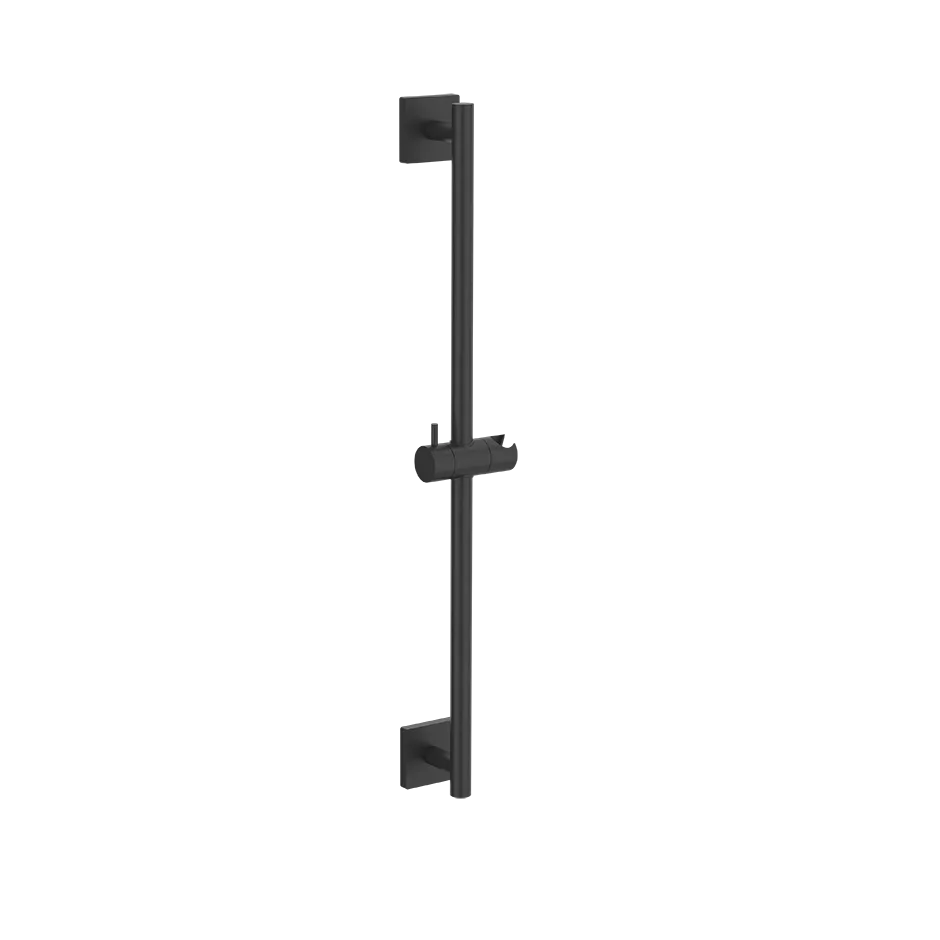Gessi EMPORIO Brausestange zur Wandmontage, Stichmaß: 600mm, mit Brausehalter für separate Antikalk-Handbrause und quadratischer Rosette, schwarz matt - 47312299 Gessi EMPORIO Brausestange zur Wandmontage, Stichmaß: 600mm, mit Brausehalter für separate Antikalk-Handbrause und quadratischer Rosette, schwarz matt - 47312299