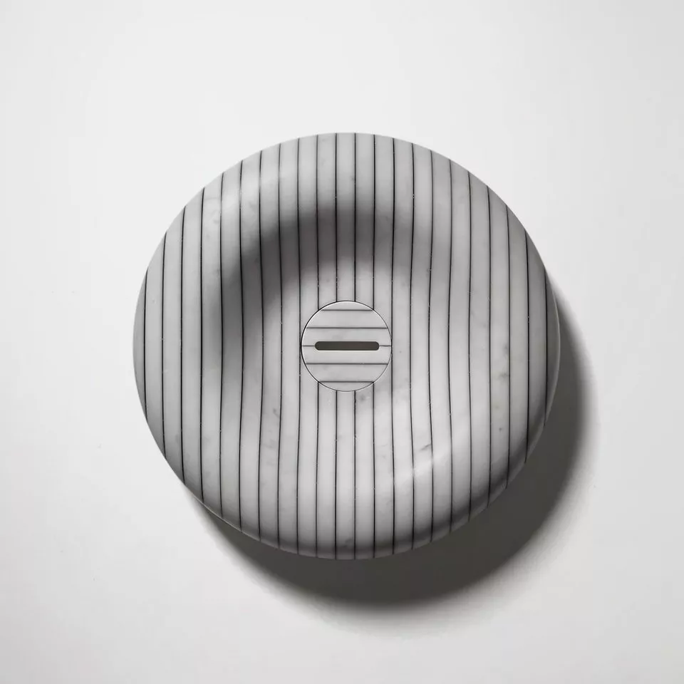 antoniolupi GESSATI rundes Aufsatzbecken, D:45cm, bianco cararra-GESSATI45