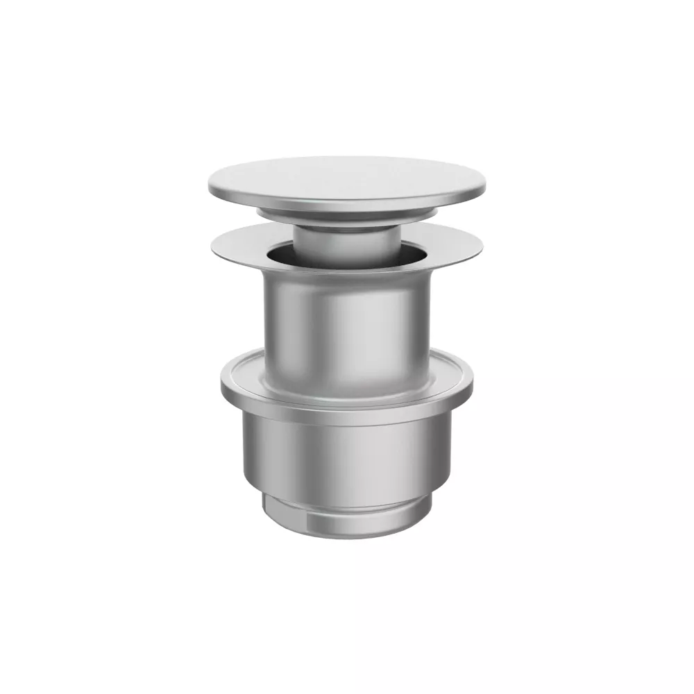 vola A63F Ablaufventil 1 1/4” für Becken ohne Überlauf nicht verschließbar, edelstahl-A63F-40