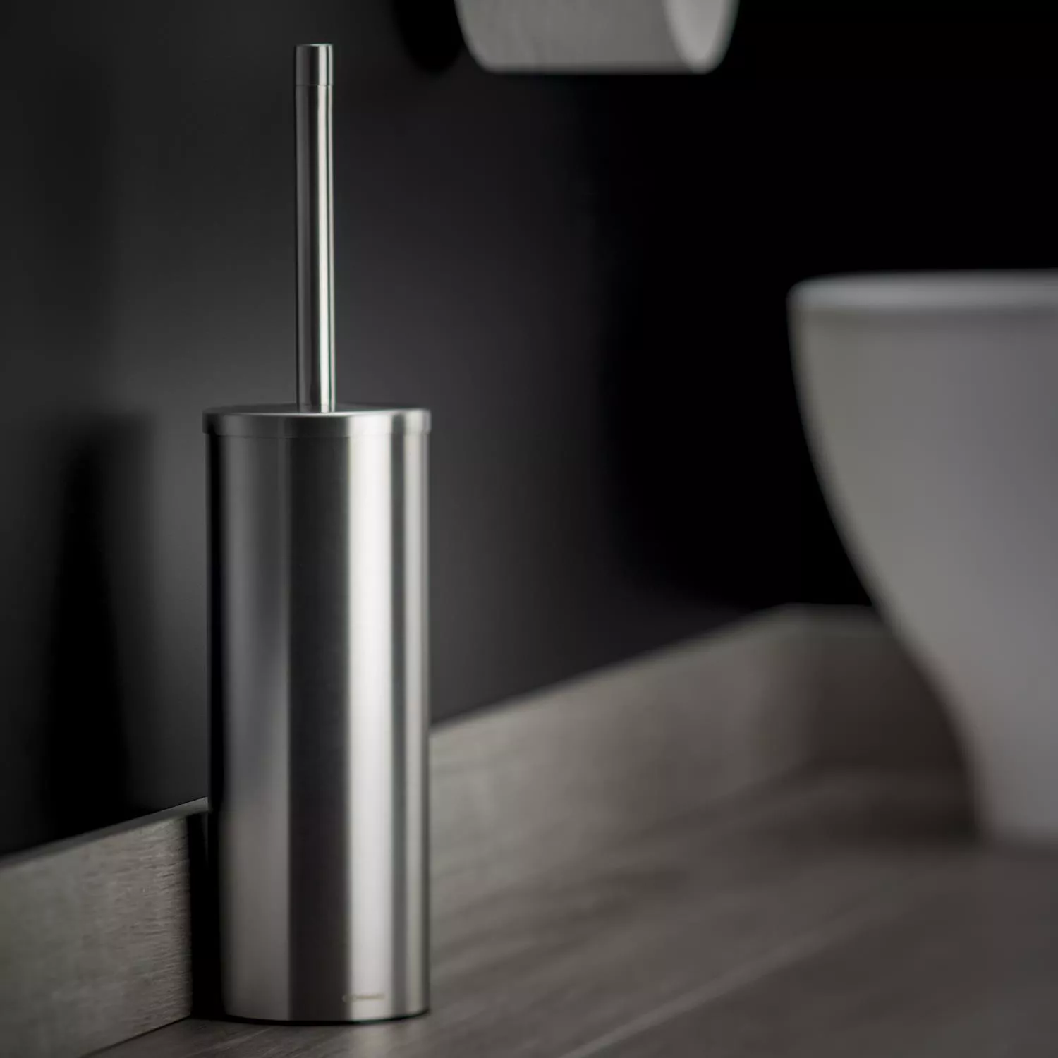 cosmic Logic Toilettenbürstenhalter Boden edelstahl matt 9 2x9 4x38 6cm-WJC226A0001003