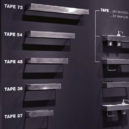 antoniolupi TAPE 45 Handtuchhalter edelstahl satiniert-TAPE45