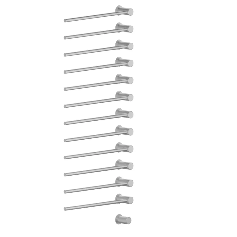 vola T39EL/12 Unterputz-Handtuchwärmer für Elektroanschluss, Breite:555mm, mit 12 Heizstäben, edelstahl-T39EL/12-40