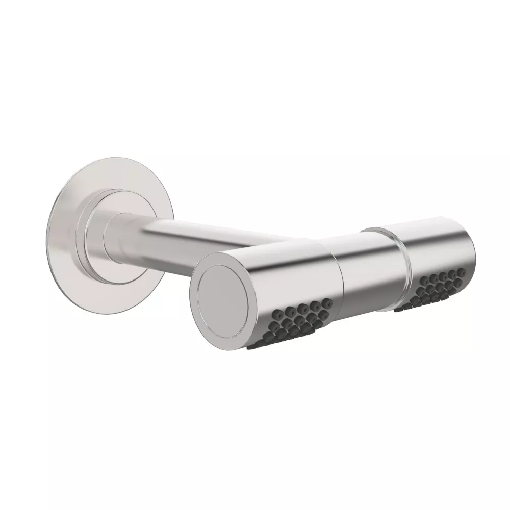 vola 080D Wand-Kopfbrause 3/4” mit zwei Brauseköpfen, Ausladung:130mm, chrom-080D-16