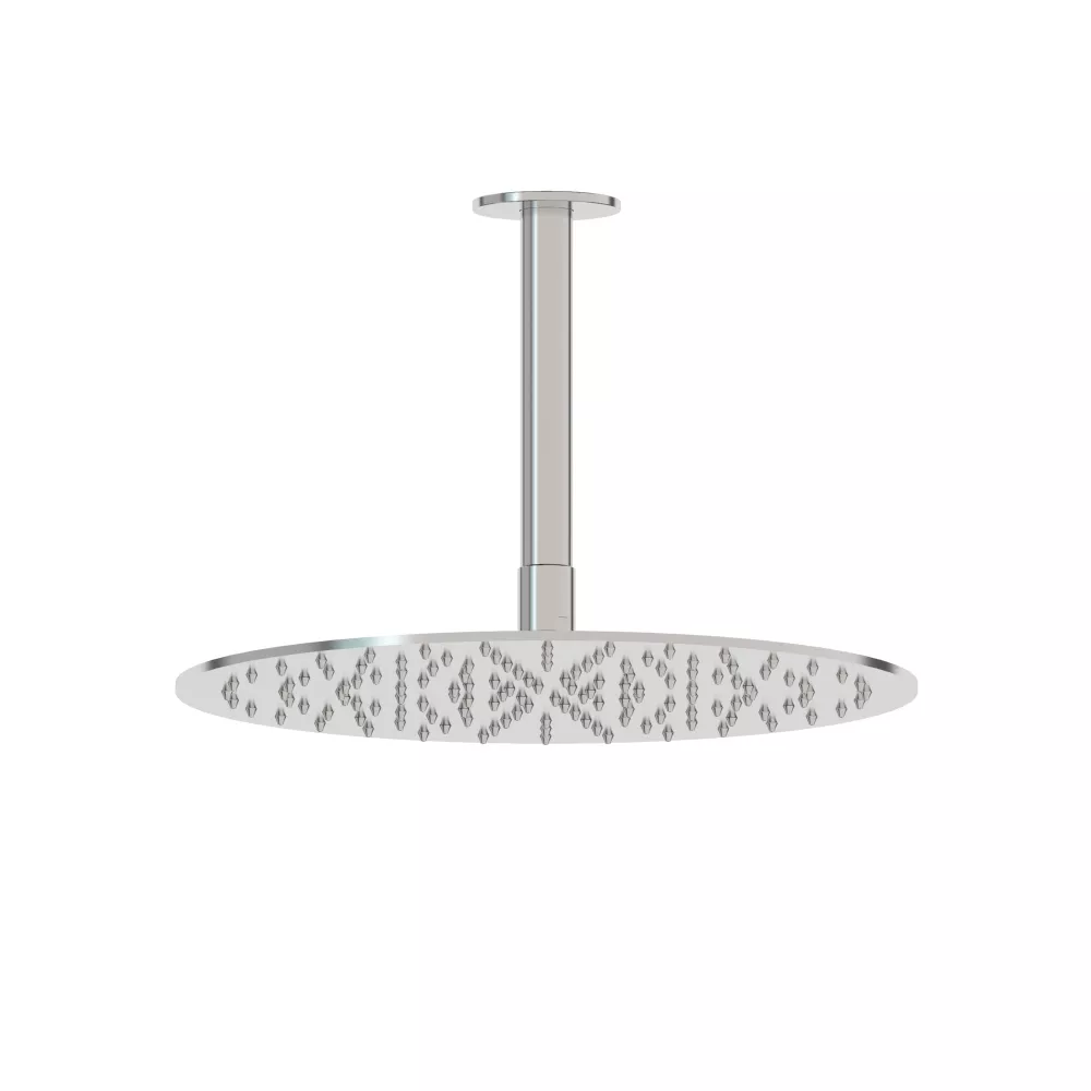 ceadesign MILO360 Wand-Brause-Thermostat mit 2-Wege-Umstellung, Stabhandbrause und Deckenregenbrause FRE35, edelstahl satiniert