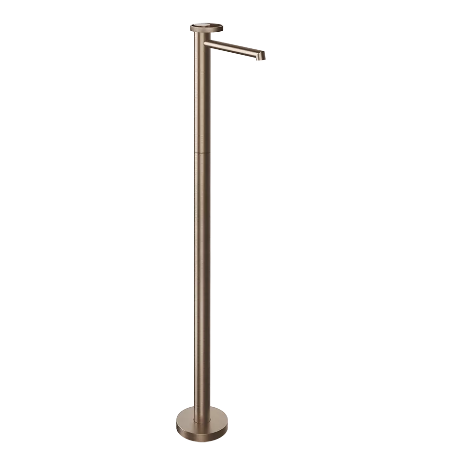 Gessi ANELLO Außenteil für freistehendenden Waschtischmischer mit Auslauf, Ausladung: 174mm, ohne Ablaufgarnitur, kupfer gebürstet PVD - 63393708 Gessi ANELLO Außenteil für freistehendenden Waschtischmischer mit Auslauf, Ausladung: 174mm, ohne Ablaufgarnitur, kupfer gebürstet PVD - 63393708