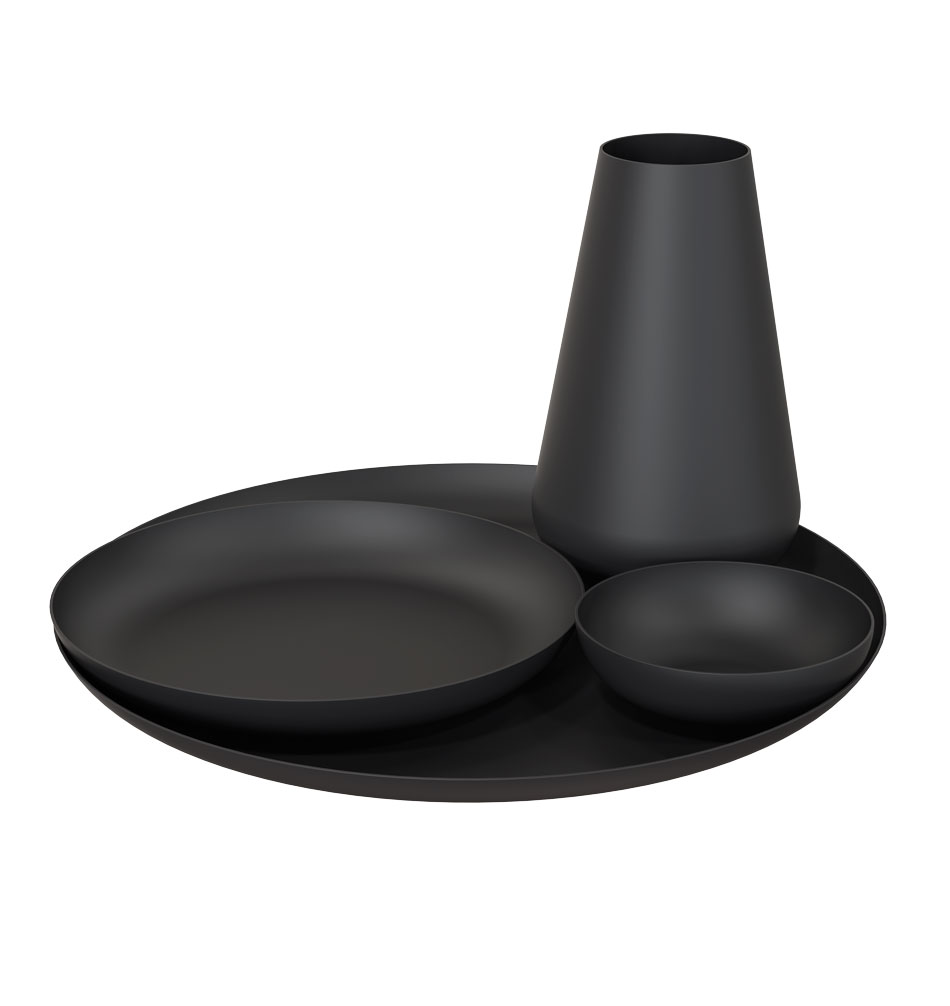 Frost Denmark LIVING Schale, Ø92mm, schwarz matt-N4090-B